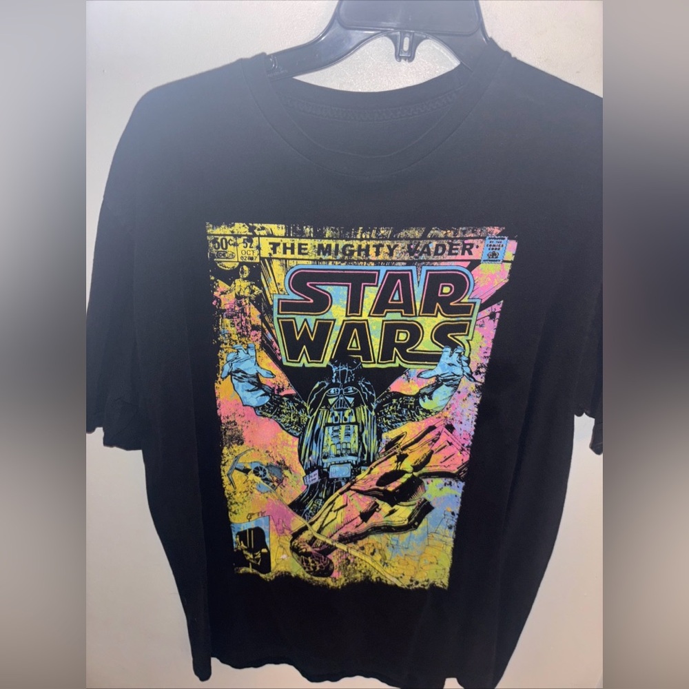 Star Wars “The Mighty Vader” Comic Book Theme T-Shirt Size XL